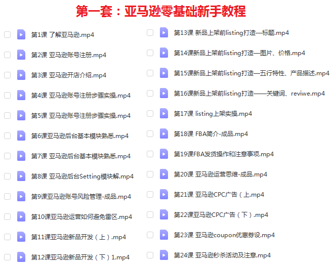 亚马逊教程2023手把手教程百度云盘下载