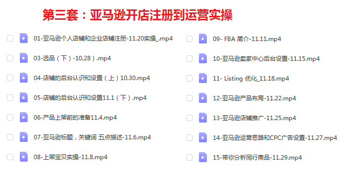 亚马逊教程2023手把手教程百度云盘下载